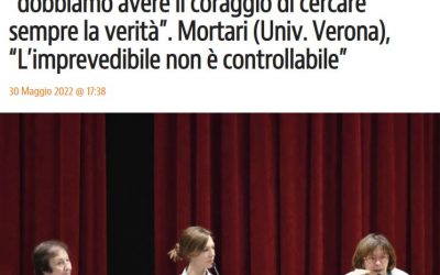 Giovani: Convegno nazionale a Lignano Sabbiadoro. Khoury (palestinese), “dobbiamo avere il coraggio di cercare sempre la verità”. Mortari (Univ. Verona), “L’imprevedibile non è controllabile” 30/05/22